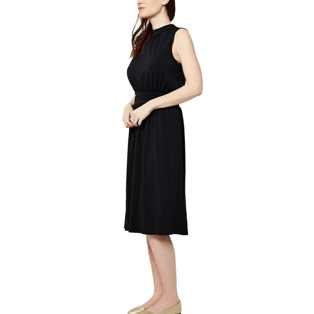 NEW! LEOTA Ladies Aria Dress in Color Black Perfect LBD! - Picture 4 of 12